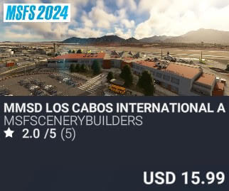 MMSD Los Cabos International Airport by msfscenerybuilders. USD $15.99