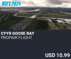 CYYR Goose Bay by Propair Flight. USD $10.99
