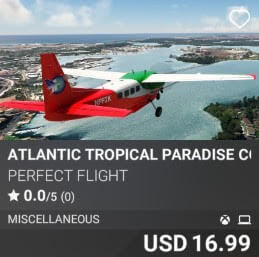 Atlantic Tropical Paradise Collection by Perfect Flight. USD $16.99
