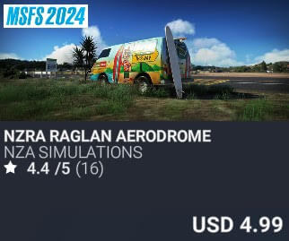 NZRA Raglan Aerodrome by NZA Simulations. USD $4.99