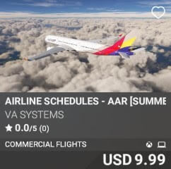 Airline Schedules - AAR [Summer 2025] by VA SYSTEMS. USD $9.99