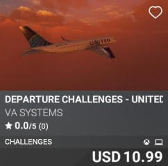 Departure Challenges - United Airlines - Vol 8 by VA SYSTEMS. USD $10.99