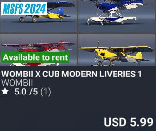 Wombii X Cub Modern liveries 1 by Wombii. USD $5.99