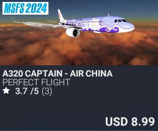 A320 Captain - Air China by Perfect Flight. USD $8.99