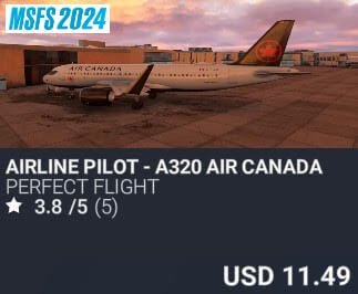 Airline Pilot - A320 Air Canada by Perfect Flight. USD $11.49