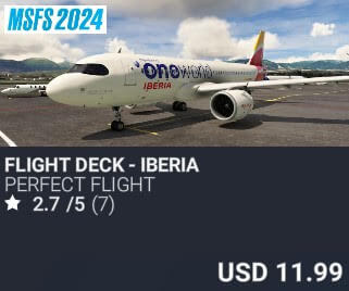 FLIGHT DECK - IBERIA by Perfect Flight. USD $11.99