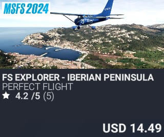 FS Explorer - Iberian Peninsula by Perfect Flight. USD $14.49