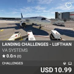 Landing Challenges - Lufthansa - Vol 4 by VA SYSTEMS. USD $10.99