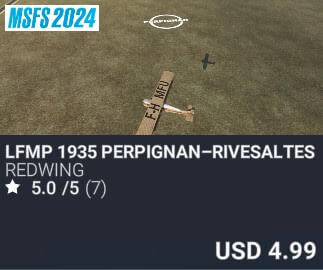 LFMP 1935 Perpignan–Rivesaltes Airport by REDWING. USD $4.99