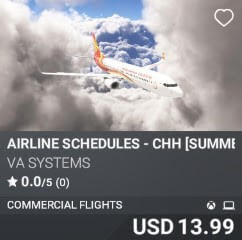 Airline Schedules - CHH [Summer 2025] by VA SYSTEMS. USD $13.99