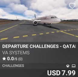 Departure Challenges - Qatar Airways - Vol 7 by VA SYSTEMS. USD $7.99