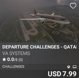 Departure Challenges - Qatar Airways - Vol 8 by VA SYSTEMS. USD $7.99