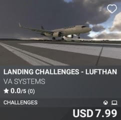 Landing Challenges - Lufthansa - Vol 6 by VA SYSTEMS. USD $7.99