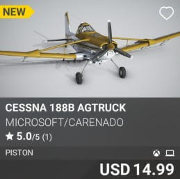 Cessna 188B AGTruck by Microsoft / Carenado. USD $14.99
