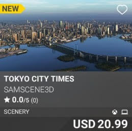 Tokyo City Times by SamScene3D. USD $20.99