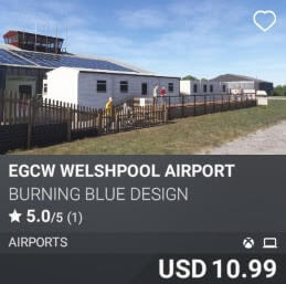 EGCW Welshpool Airport by Burning Blue Design. USD $10.99