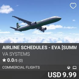 Airline Schedules - EVA [Summer 2025] by VA SYSTEMS. USD $9.99