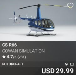 CS R66 by Cowan Simulation. USD $29.99