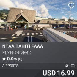 NTAA tahiti faaa by flyndrive4d. USD $16.99