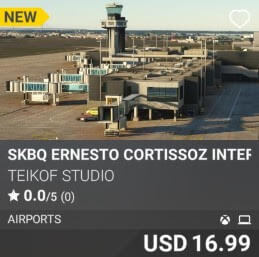 SKBQ Ernesto Cortissoz International Airport by TEIKOF Studio. USD $16.99