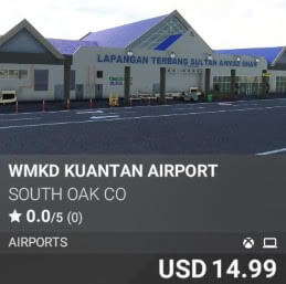 WMKD Kuantan Airport by South Oak Co. USD $14.99