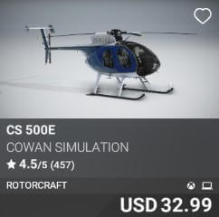 CS 500E by Cowan Simulation. USD $32.99