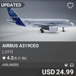 Airbus A319ceo by lvfr. USD $24.99