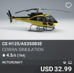 CS H125/AS350B3e by Cowan Simulation. USD $32.99