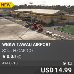 WBKW Tawau Airport by South Oak Co. USD $14.99