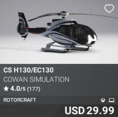 CS H130/EC130 by Cowan Simulation. USD $29.99