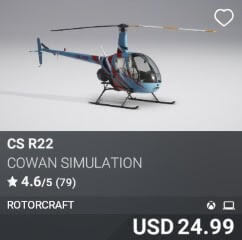 CS R22 by Cowan Simulation. USD $24.99