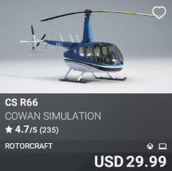 CS R66 by Cowan Simulation. USD $29.99