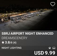 SBRJ AIRPORT NIGHT ENHANCED by DreamScenery. USD $9.99
