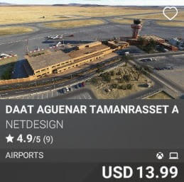 DAAT Aguenar Tamanrasset Airport by NetDesign. USD $13.99