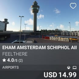 EHAM Amsterdam Schiphol Airport by FeelThere. USD $14.99