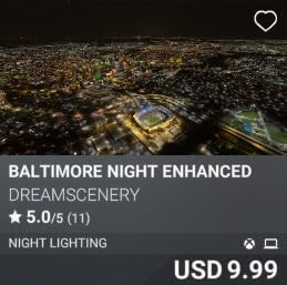 Baltimore Night Enhanced by DreamScenery. USD $9.99