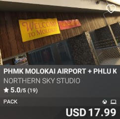 PHMK Molokai Airport + PHLU Kalaupapa Airport by Northern Sky Studio. USD $17.99