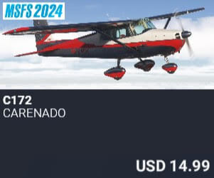 C172 by Carenado. USD $14.99