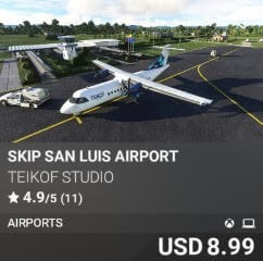 SKIP San Luis Airport by TEIKOF Studio. USD $8.99