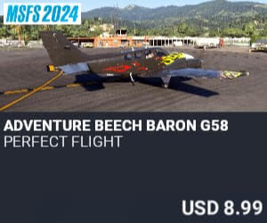 Adventure Beech Baron G58 by Perfect Flight. USD $8.99