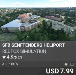 SFB Senftenberg Heliport by RedFox Simulation. USD $7.99