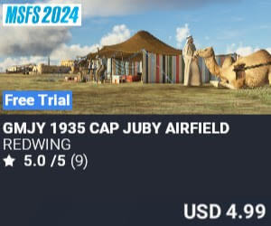 GMJY 1935 Cap Juby Airfield by REDWING. USD $4.99