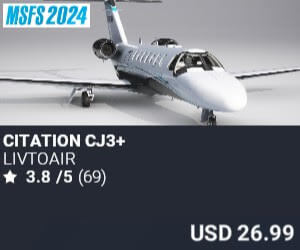 Citation CJ3+ by LivToAir. USD $26.99
