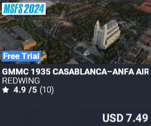 GMMC 1935 Casablanca–Anfa Airport by REDWING. USD $7.49
