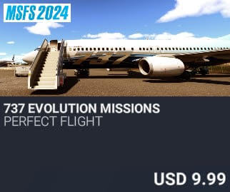 737 Evolution Missions by Perfect Flight. USD $9.99