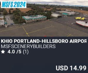 KHIO Portland-Hillsboro Airport by msfscenerybuilders. USD $14.99