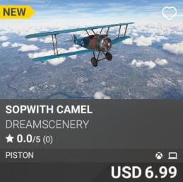 Sopwith Camel by Dreamscenery. USD $6.99