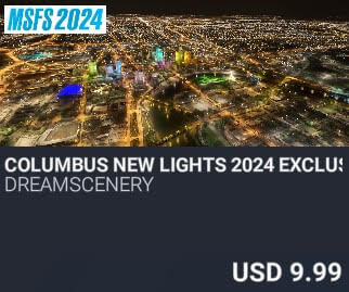 Columbus New Lights 2024 Exclusive Edition by Dreamscenery. USD $9.99