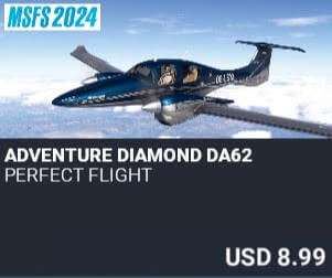 Adventure Diamond DA62 by Perfect Flight. USD $8.99