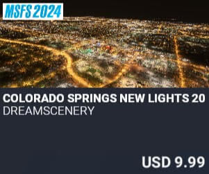 Colorado Springs New Lights 2024 Exclusive Edition by Dreamscenery. USD $9.99